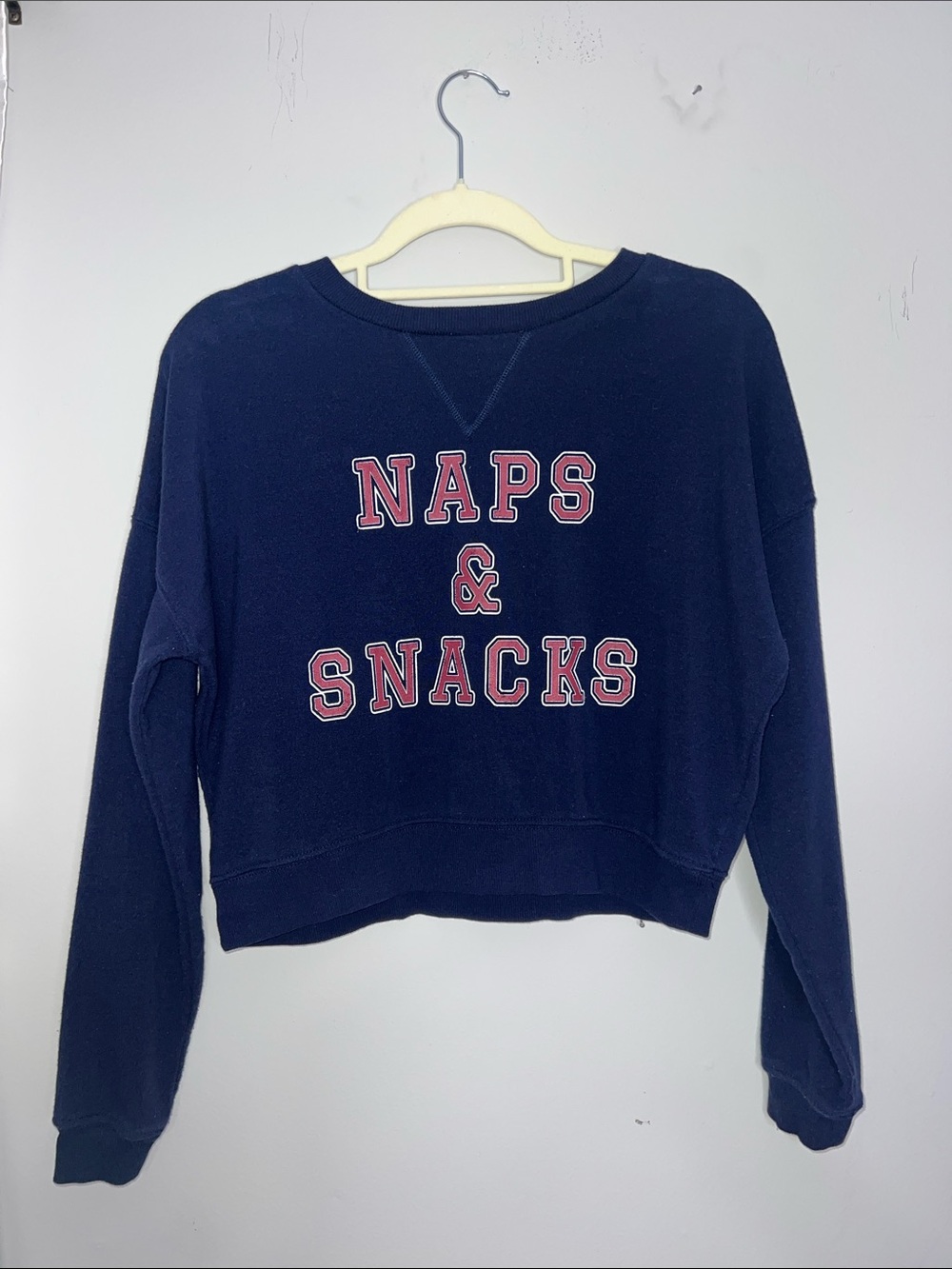 Fifth Sun Navy Crewneck Naps & Snacks Oversized Sweatshirt